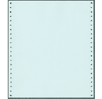 9-1/2 x 11" Pin Feed Paper 20# Blue, 1 Part, Side Perfs