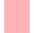 8-1/2x11" Laser cards, 4.25 x 3.66" Pink