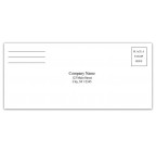 #9 Envelope, 24lb. White Wove Stock, Item # 5813