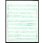 8-1/2 X 11, 1/2" Green Bar Paper, 20#
