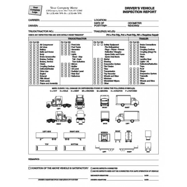 Auto Inspection Forms Inspection Forms Standard Forms